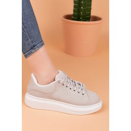 Luis a Costa LC101 Gri Süet Kadın Sneaker
