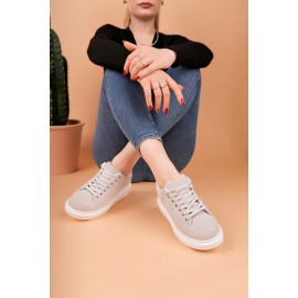Luis a Costa LC101 Gri Süet Kadın Sneaker